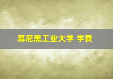 慕尼黑工业大学 学费